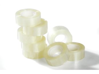ROULEAUX D'ADHÉSIF TRANSPARENT 33 m