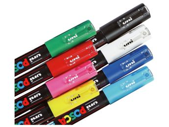 MARQUEURS PEINTURE POSCA Pointe extra-fine (conique)