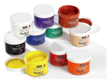 Tactil Color GOUACHE FINGER PAINT 10 x 225ml.
