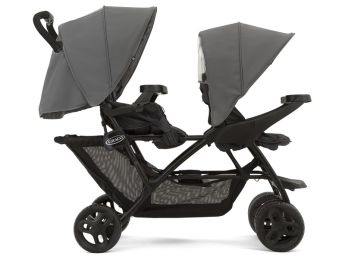 KINDERWAGEN MIT ZWEI SITZEN HINTEREINANDER