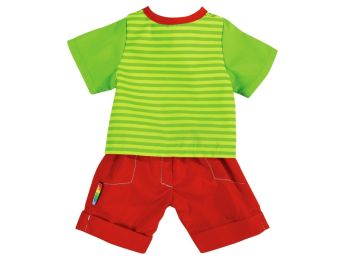 TENUE SHORT RAYURES Poupée