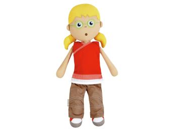 DIE PUPPEN SWEETY Puppe July mit Oberteil / Hose