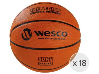 MAXI LOT BALLONS DE BASKETBALL Extra Grip Indoor - Outdoor Taille 7