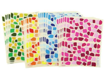 GOMMETTES MOSAÏQUES Couleurs classiques