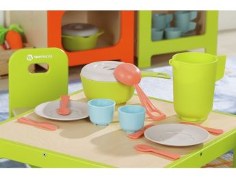 DÎNETTE WESCOOK Bioplastique Service repas pour 8 personnes