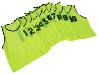 NUMBERED BIBS (1 to 10) 60 x 48 cm