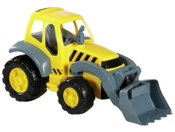 GRAND TRACTEUR AVEC PELLE ARTICULÉE