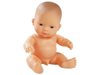 BONECA DE CORPO DURO SEM CABELO 21 CM Benjamin