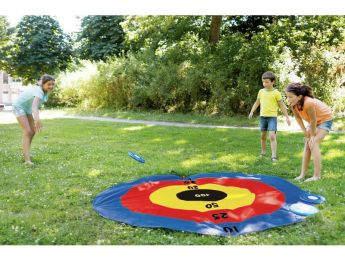 CIBLE AU SOL GÉANTE avec disques