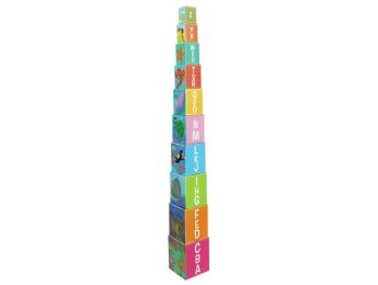 STACKING PYRAMID CUBES Numbers and letters