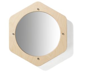 Hexagon Activity Panel Wall Mounted MIRROR Mirror