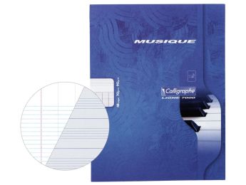 MUSIC AND SONG NOTEBOOK 17x22 cm - 48 pages