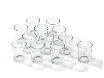 GLASS CANDLE HOLDERS TO DECORATE