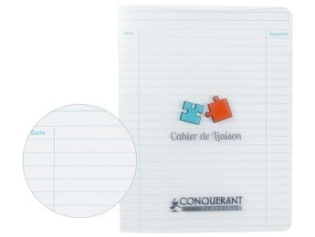 CAHIER DE LIAISON POLYPRO 17x22 cm - 48 pages