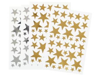 METALLIC STICKERS Stars