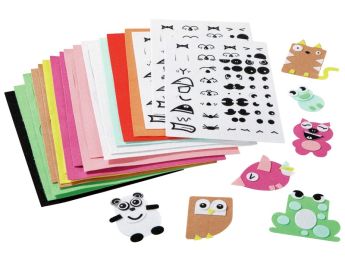 KIT PERSONNAGES EN FEUTRINE Crazy artist