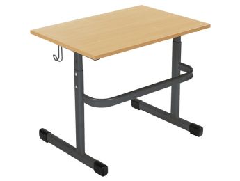 TABLE SCOLAIRE RÉGLABLE Plateau stratifié Individuelle