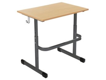 TABLE SCOLAIRE RÉGLABLE Plateau mélaminé Individuelle