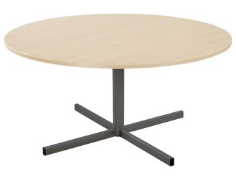 TISCH MIT MELAMINBESCHICHTETER PLATTE - ZENTRALER FUSS Basic