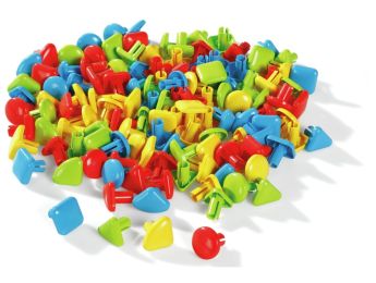 GEOMOZAÏEKEN Ø 4 CM Lichte kleuren