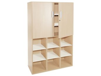 MÖBELSTÜCK MIT MELAMINBESCHICHTUNG H: 162 cm - L: 105 cm Hohe Türen 9...