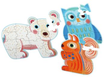 MAXI PUZZLES FORME Primo Dans la forêt