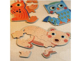 MAXI PUZZLES FORME Primo Dans la forêt