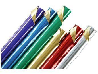 ROULEAU DE PAPIER BICOLORE Métallisé 80 g