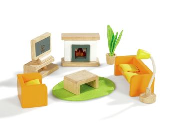 MOBILIER POUR MAISON DE POUPÉES Le salon