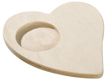 BOUGEOIR À DÉCORER Cœur