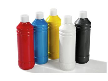 PEINTURE ACRYLIQUE Ultra gloss - Flacon de 500 ml Couleurs primaires