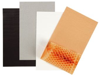 FEUILLES DE PAPIER ALVÉOLÉ NID D'ABEILLE Automne