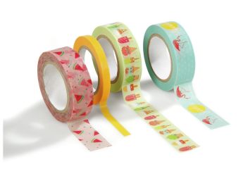 ADHESIVE RIBBONS IN VARIOUS SIZES Tropical