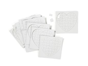 HEART PUZZLES TO DECORATE