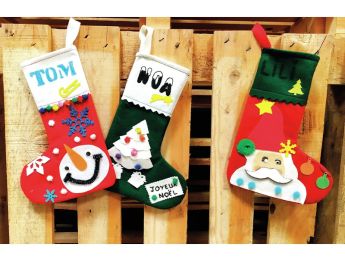 WEIHNACHTSSOCKEN ZUM DEKORIEREN