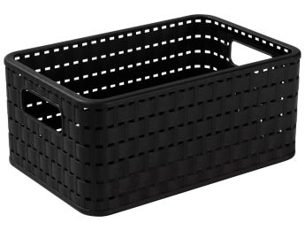GEFLOCHTENER KUNSTSTOFFKORB 6 Liter
