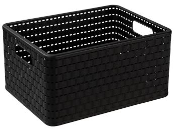 GEFLOCHTENER KUNSTSTOFFKORB 18 Liter