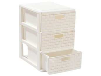 TOUR DE RANGEMENT 3 tiroirs 2 litres