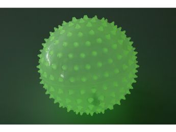 BALLE SENSORIELLE À PICOTS PHOSPHORESCENTE
