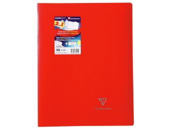 CAHIER Koverbook Opaque 24x32 cm - 96 pages Séyès (grands carreaux)