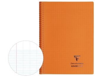 Koverbook SPIRAL EXERCISE BOOK 21x29.7 cm - 160 pages French ruling (large...