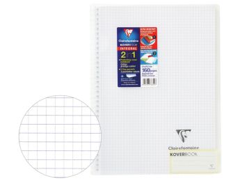 Koverbook SPIRAL EXERCISE BOOK 21x29.7 cm - 160 pages 5 x 5cm (small squares)