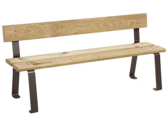 Kids BENCHES OUTDOOR BENCH WITH BACKREST (S2)