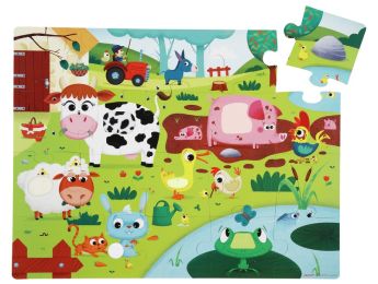 PUZZLE TATTILE Gli animali della fattoria