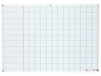 EDUCATIONAL WRITING BOARD Ruled paper