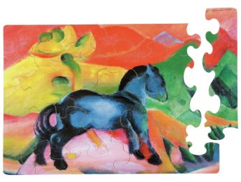 PUZZLE D'ART CHEVAL BLEU de Franz MARC