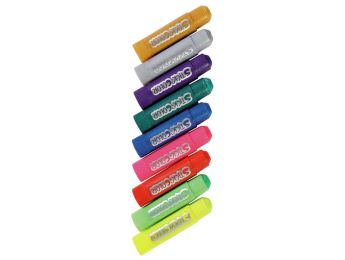 GOUACHE EN STICK x 12 couleurs funs