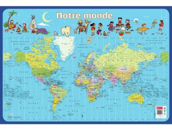 POSTER ÉDUCATIF Le monde