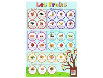 POSTER ÉDUCATIF Les fruits