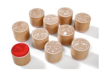HOUTEN STEMPELS Emoties